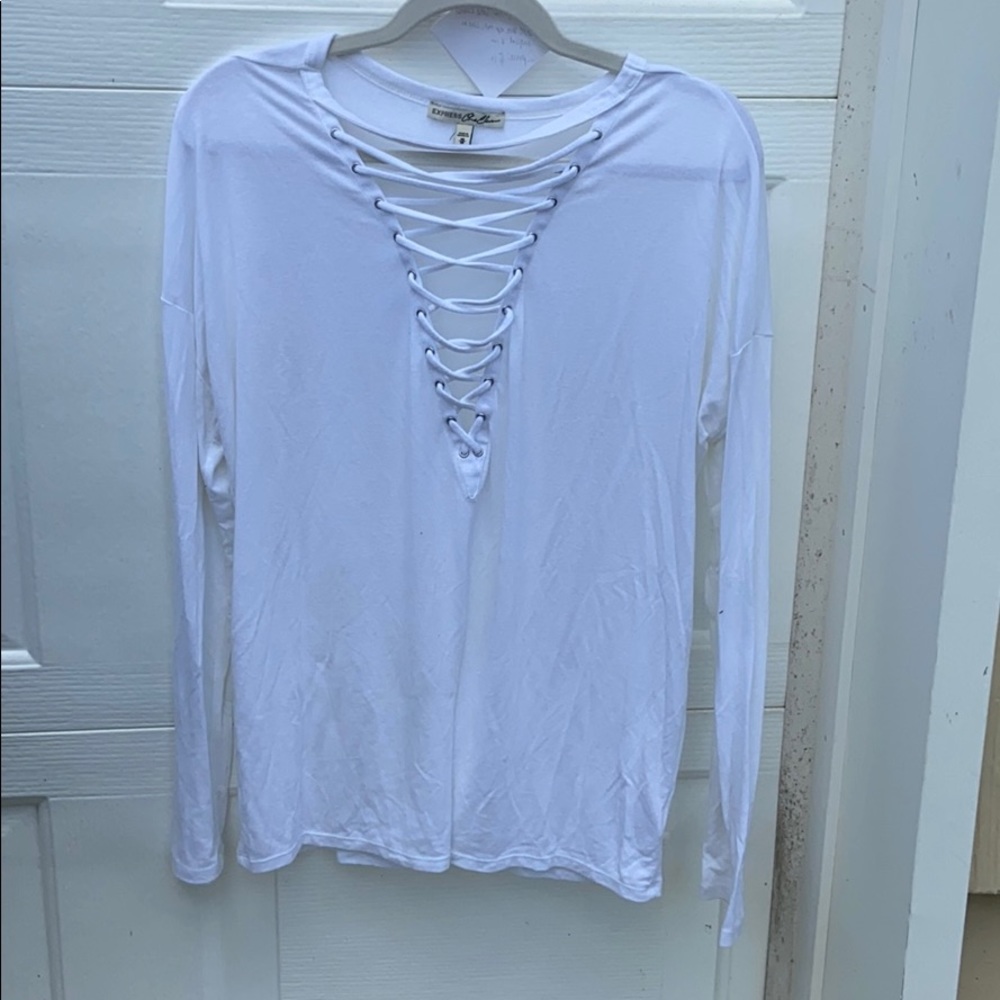 Express Lace Up Top